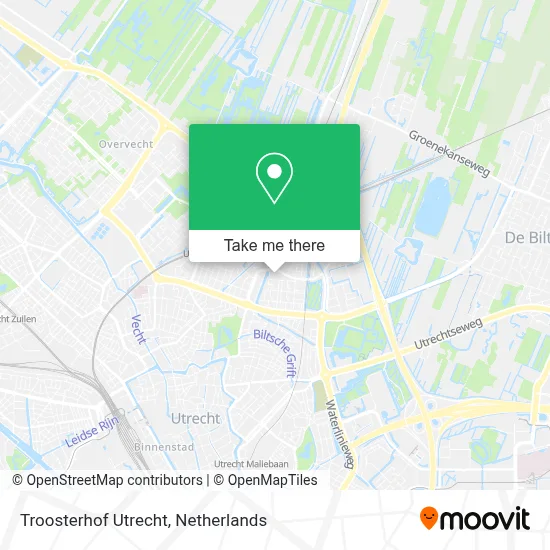 Troosterhof Utrecht map