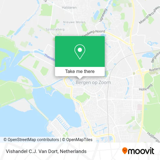 Vishandel C.J. Van Dort map