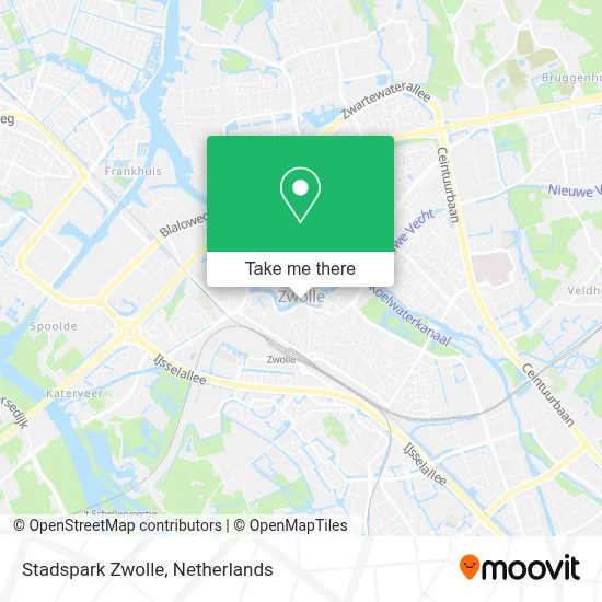 Stadspark Zwolle map
