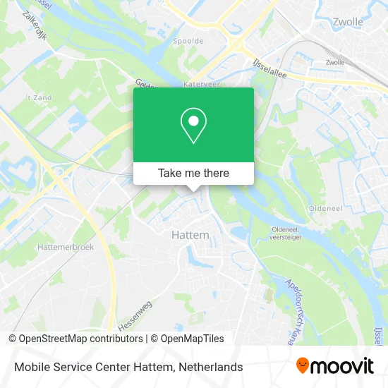 Mobile Service Center Hattem map