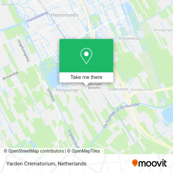 Yarden Crematorium map