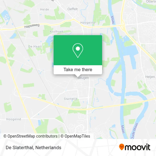 De Slaterthal map