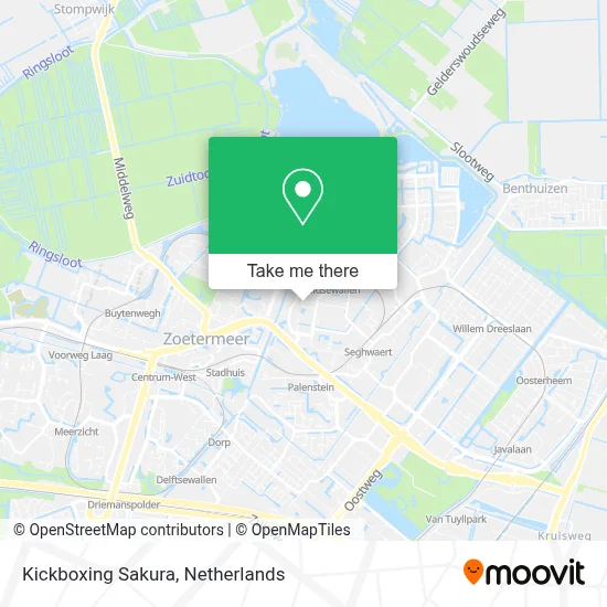 Kickboxing Sakura map