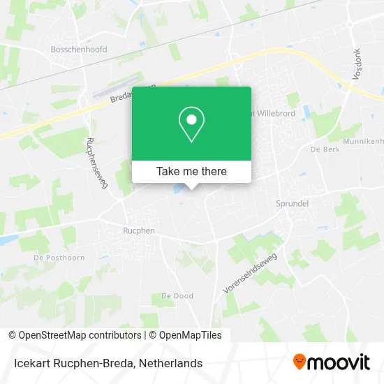 Icekart Rucphen-Breda map