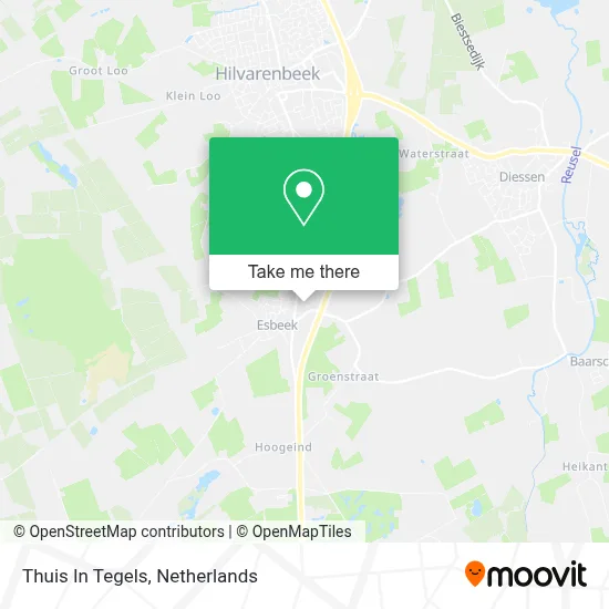 Thuis In Tegels map