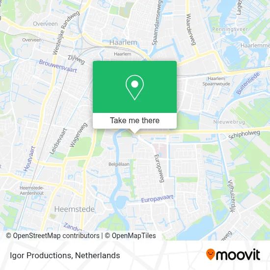 Igor Productions map