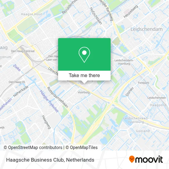Haagsche Business Club map