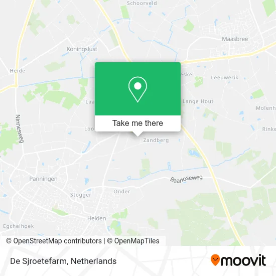 De Sjroetefarm map