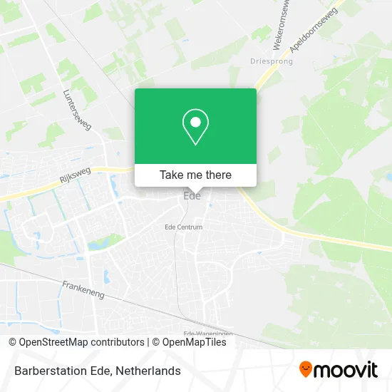 Barberstation Ede map