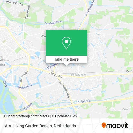 A.A. Living Garden Design map