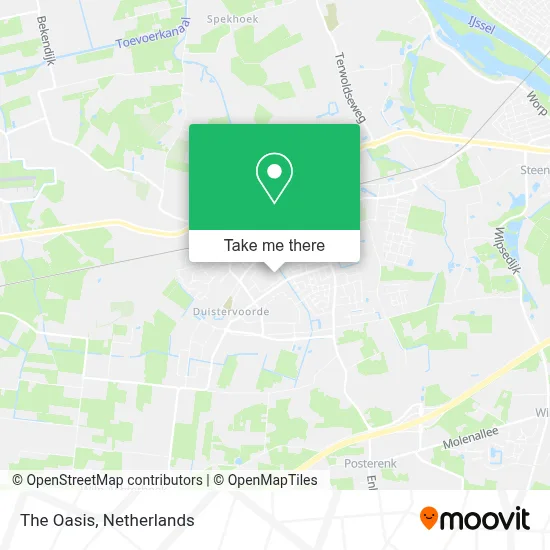 De Oase map