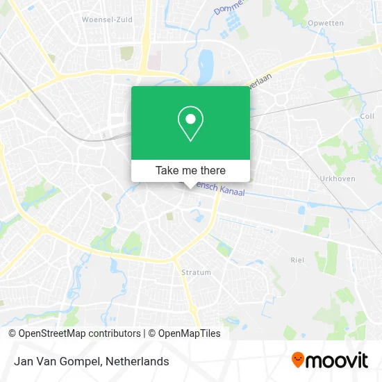 Jan Van Gompel map