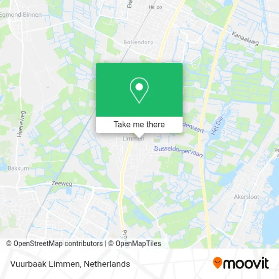 Vuurbaak Limmen map