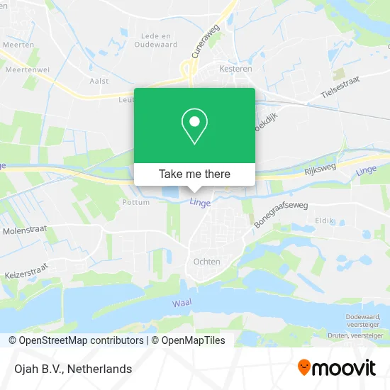 Ojah B.V. map