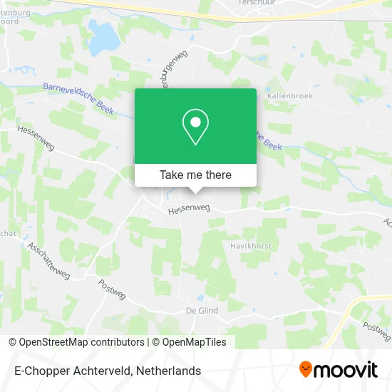 E-Chopper Achterveld map