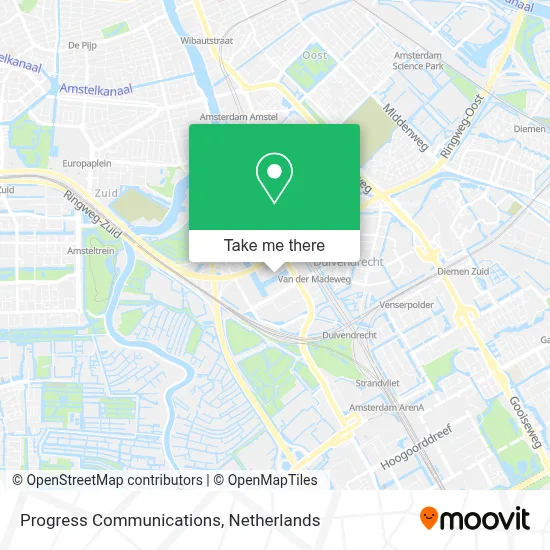 Progress Communications map