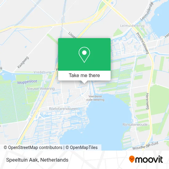Speeltuin Aak map
