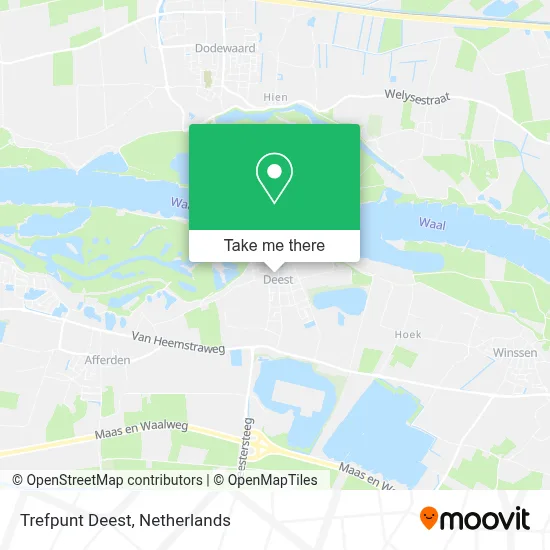 Trefpunt Deest map