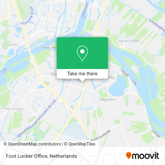 Foot Locker Office map