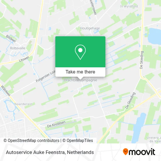 Autoservice Auke Feenstra map