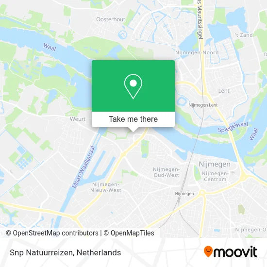 Snp Natuurreizen map