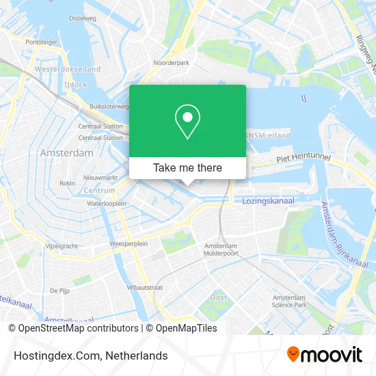 Hostingdex.Com map
