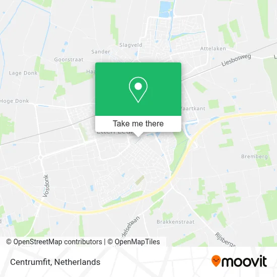Centrumfit map