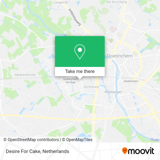Desire For Cake map