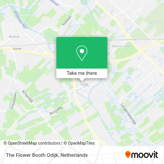 The Flower Booth Odijk map