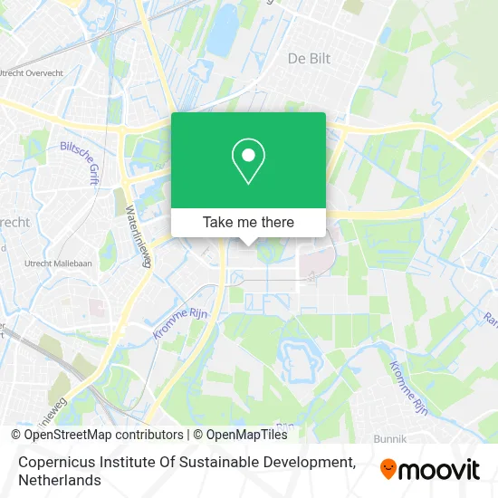 Copernicus Institute Of Sustainable Development Karte