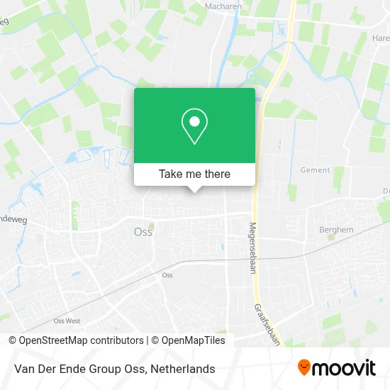 Van Der Ende Group Oss map