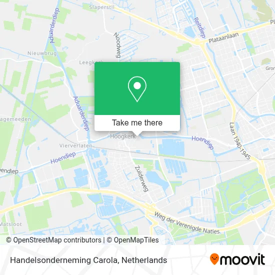 Handelsonderneming Carola map