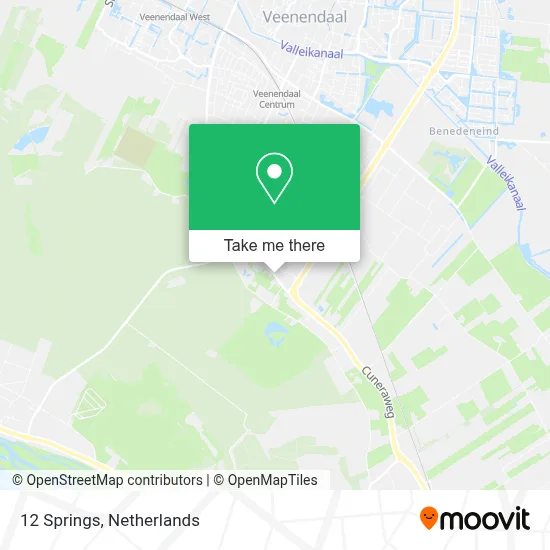 12 Springs map