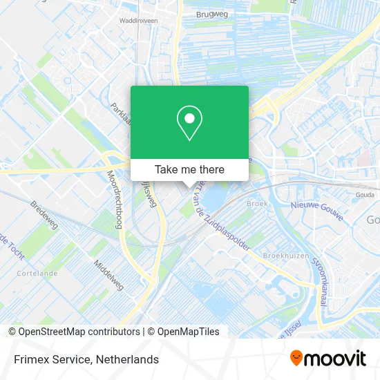 Frimex Service map