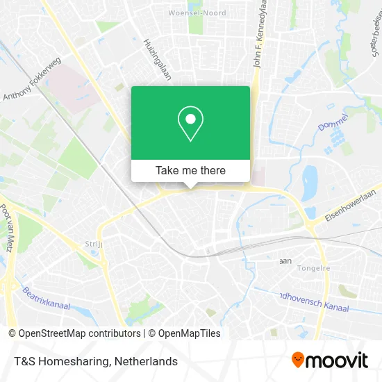 T&S Homesharing map