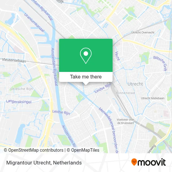 Migrantour Utrecht map