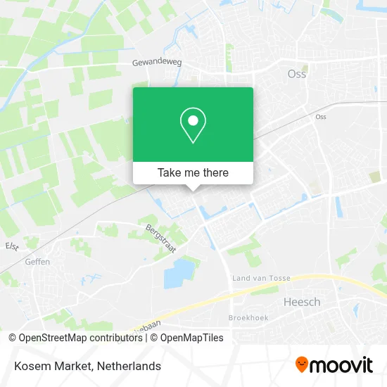 Kosem Market map