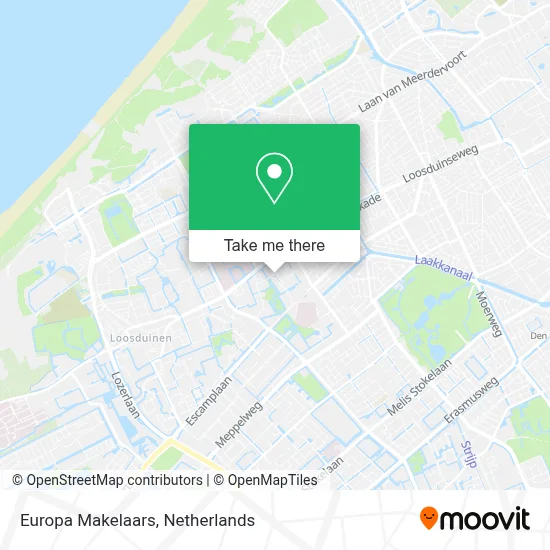 Europa Makelaars map