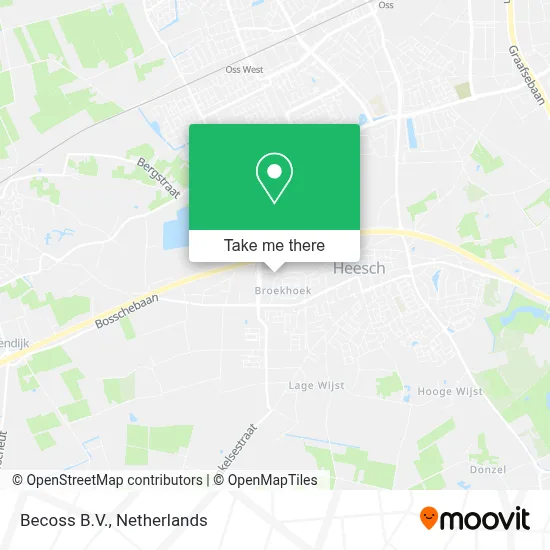 Becoss B.V. map