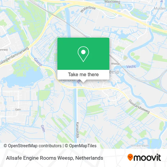 Allsafe Engine Rooms Weesp Karte