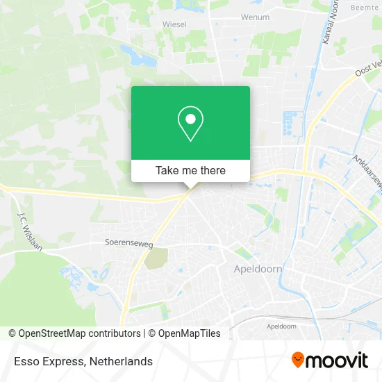 Esso Express map