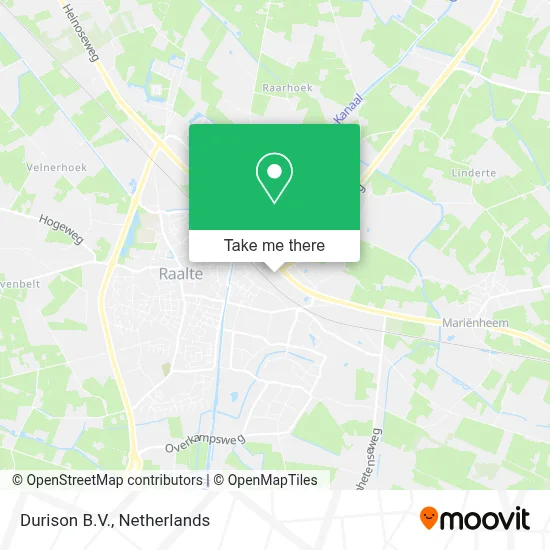 Durison B.V. map