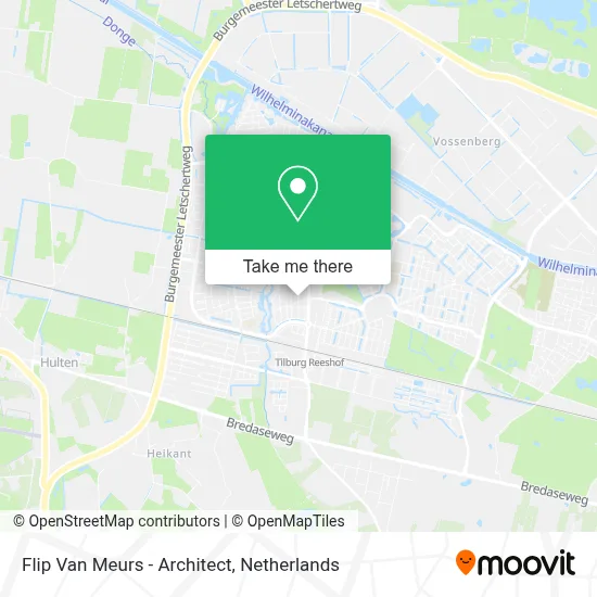Flip Van Meurs - Architect map