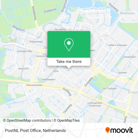 Postnl Postkantoor map