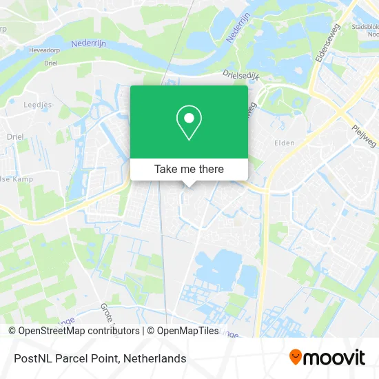 Postnl Pakketpunt map