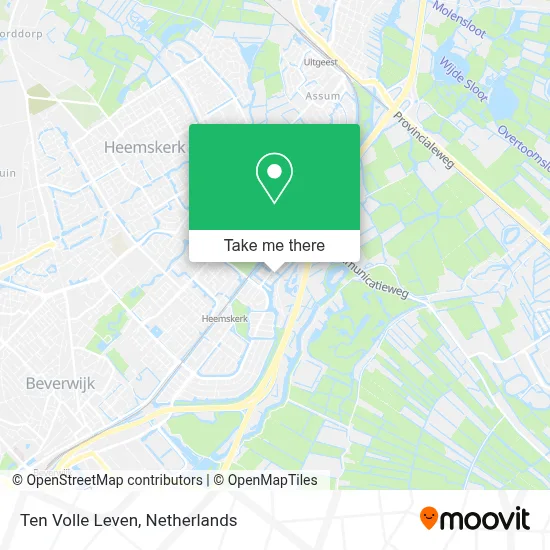 Ten Volle Leven map