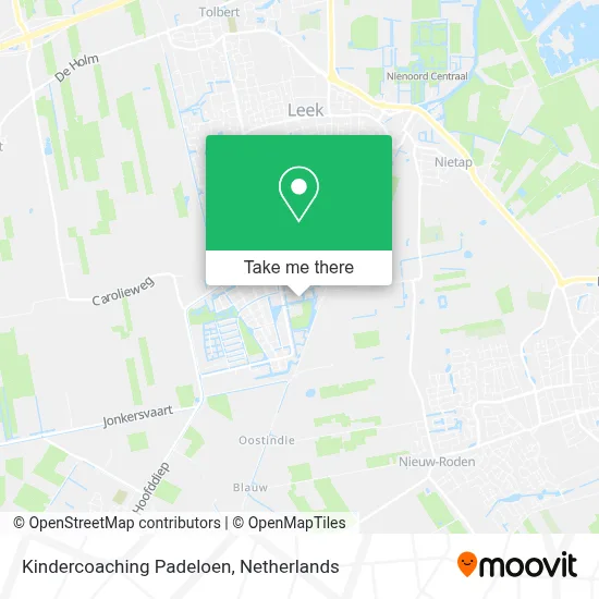 Kindercoaching Padeloen map