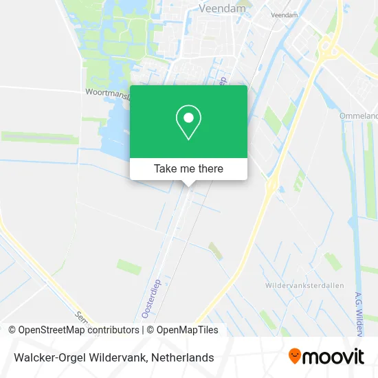 Walcker-Orgel Wildervank map