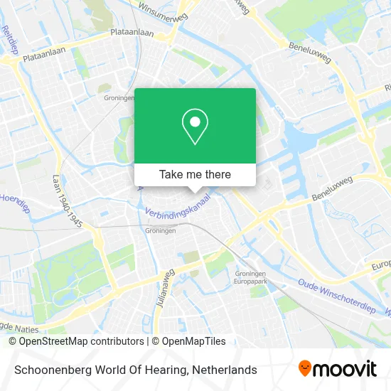 Schoonenberg World Of Hearing map