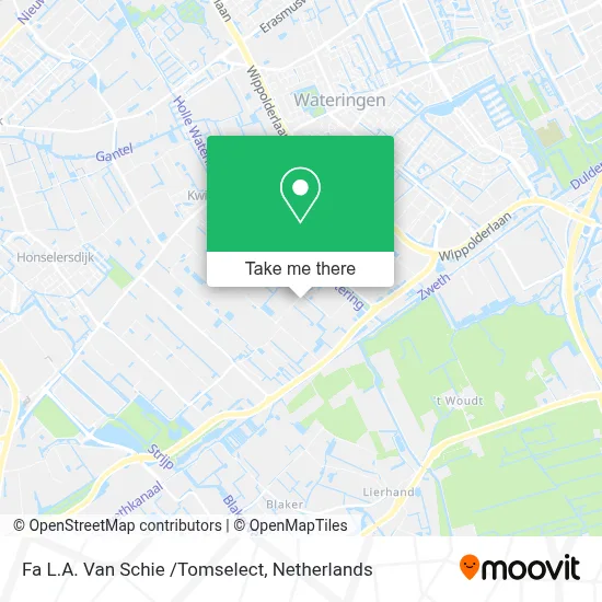 Fa L.A. Van Schie /Tomselect Karte
